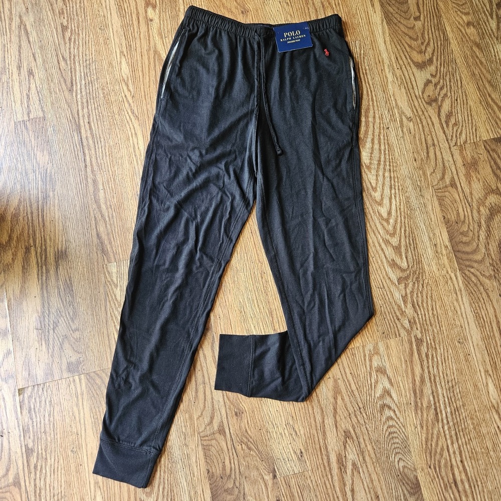 Polo Ralph Lauren S Sleepwear Jogger Pajama Pant Black Pony Women Lightweight